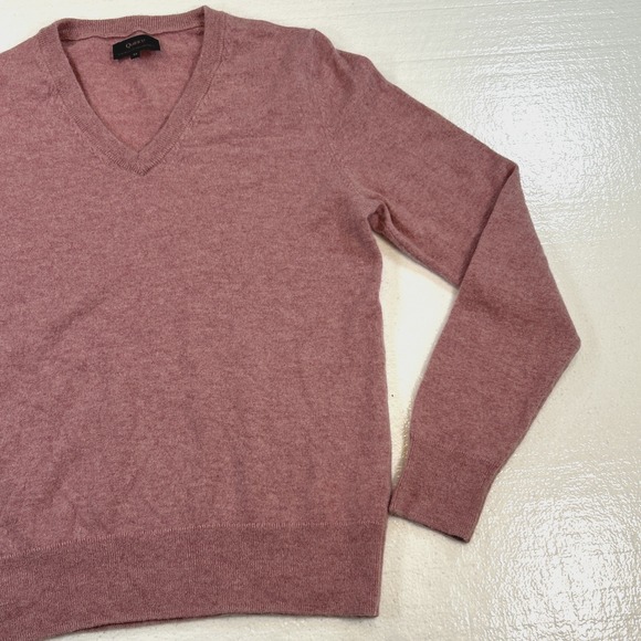 Quince 100% Mongolian Cashmere Sweater Women's Size Medium Pink V-Neck Pullover - Picture 3 of 13